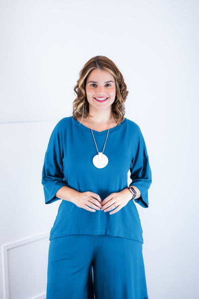 Bata Julieta - Decote V em Viscolycra - Naguirre Shop