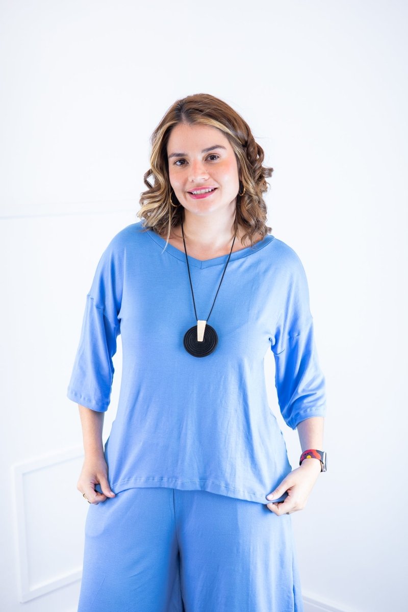 Bata Julieta - Decote V em Viscolycra - Naguirre Shop