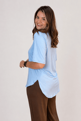 Blusa Assimétrica em Malha Confort Tóquio - Naguirre Shop