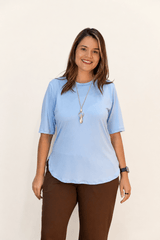 Blusa Assimétrica em Malha Confort Tóquio - Naguirre Shop