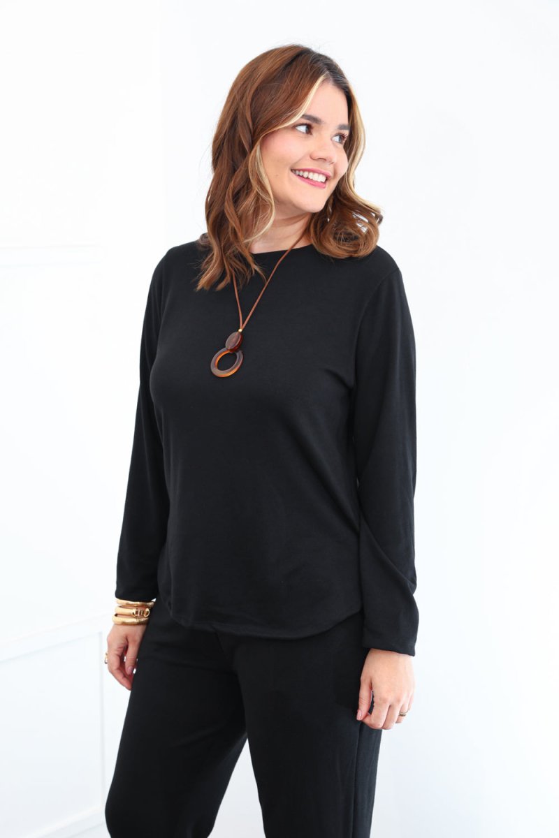 Blusa Bariloche em Lãzinha com Gola Redonda - Naguirre Shop