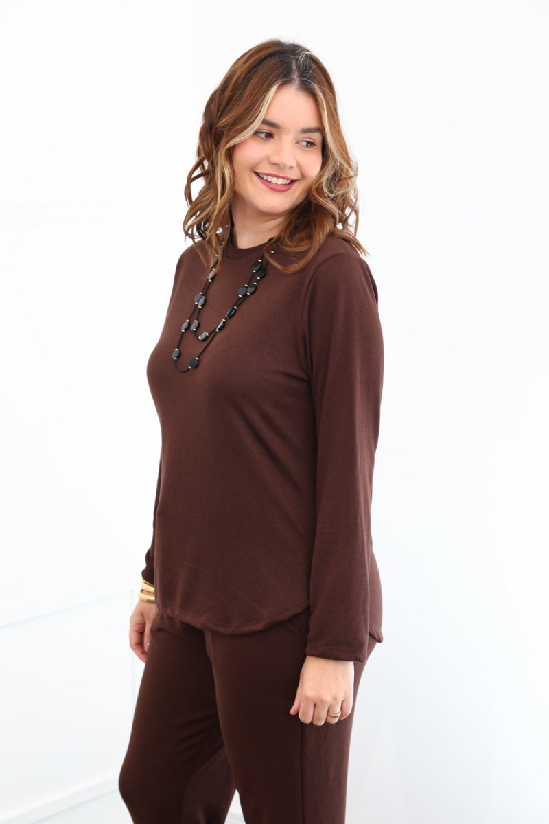 Blusa Bariloche em Lãzinha com Gola Redonda - Naguirre Shop