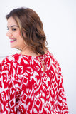 Blusa Bela - Manga Flare com Decote V em Crepe - Naguirre Shop