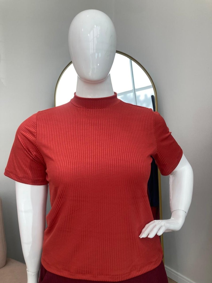 Blusa Claudia - Malha Canelada - Naguirre Shop
