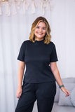 Blusa Claudia - Malha Canelada - Naguirre Shop