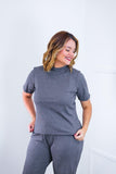 Blusa Claudia - Malha Canelada - Naguirre Shop