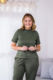 Blusa Claudia - Malha Canelada - Naguirre Shop