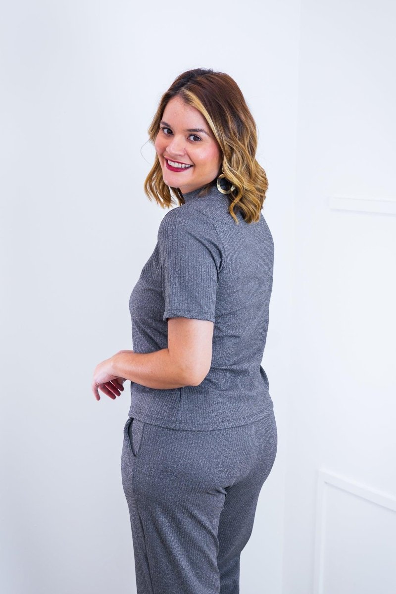 Blusa Claudia - Malha Canelada - Naguirre Shop