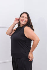 Blusa Dalila - Com Decote Franzido e Amarração na Costas em Malha Confort - Naguirre Shop