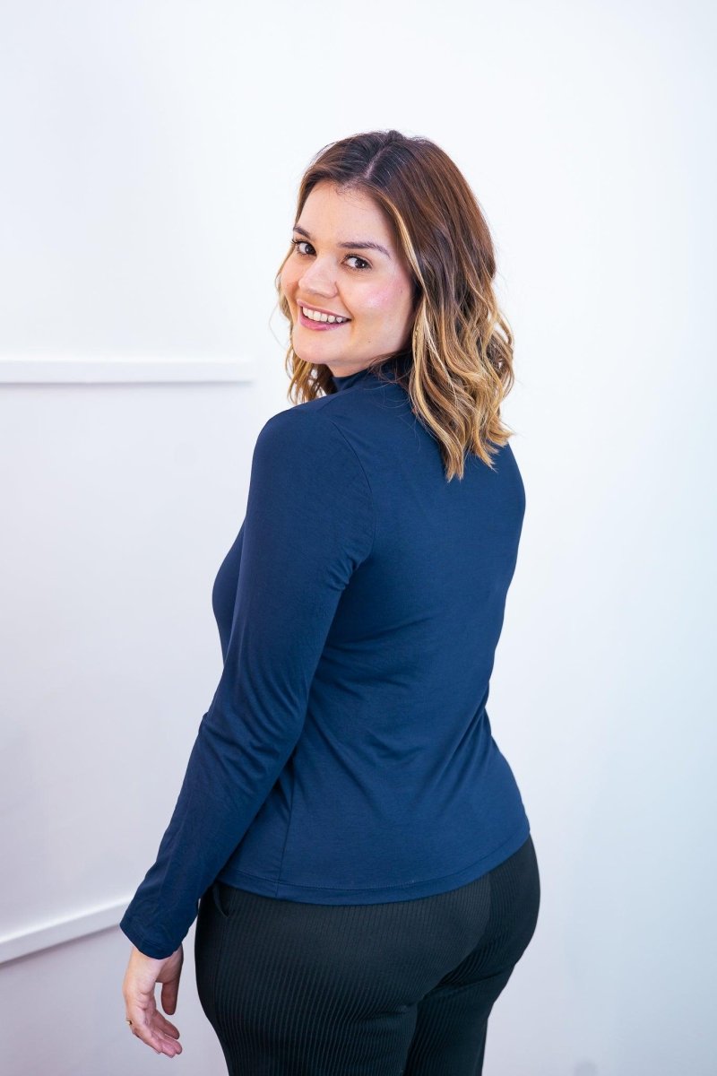 Blusa Donna - Manga longa com Golinha - Naguirre Shop