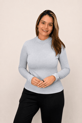 Blusa Donna na cor Azul Algodão, foto 1 de 2