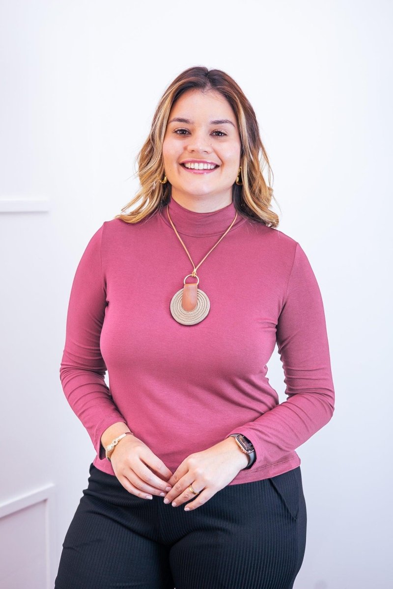 Blusa Donna - Manga longa com Golinha - Naguirre Shop