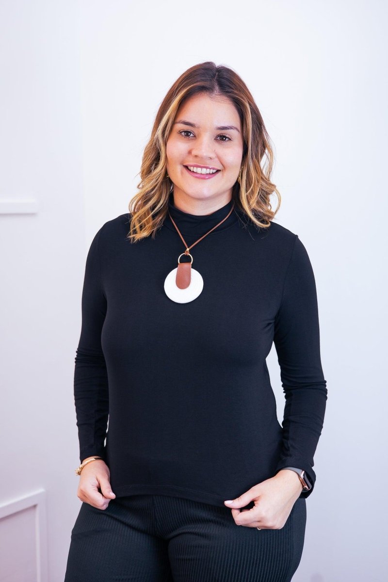 Blusa Donna - Manga longa com Golinha - Naguirre Shop