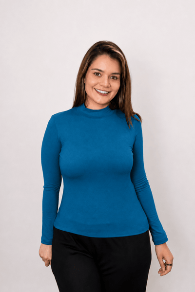Blusa Donna - Manga longa com Golinha - Naguirre Shop