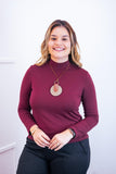Blusa Donna - Manga longa com Golinha - Naguirre Shop