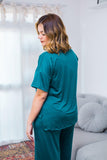 Blusa Estela - Com Decote V Em Malha Confort - Naguirre Shop