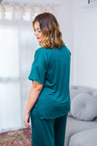 Blusa Estela - Com Decote V Em Malha Confort - Naguirre Shop
