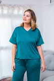 Blusa Estela - Com Decote V Em Malha Confort - Naguirre Shop