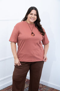 Blusa Ester – Oversized Gola Redonda em Canelado Flex - Naguirre Shop