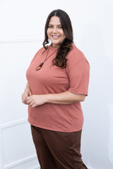 Blusa Ester – Oversized Gola Redonda em Canelado Flex - Naguirre Shop