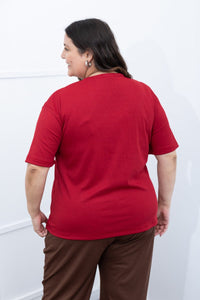 Blusa Ester – Oversized Gola Redonda em Canelado Flex - Naguirre Shop