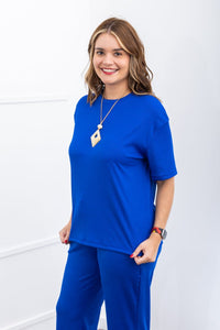 Blusa Ester – Oversized Gola Redonda em Canelado Flex - Naguirre Shop