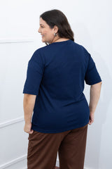 Blusa Ester – Oversized Gola Redonda em Canelado Flex - Naguirre Shop