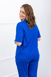 Blusa Ester – Oversized Gola Redonda em Canelado Flex - Naguirre Shop