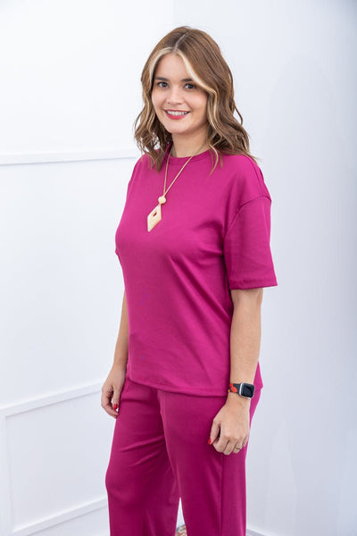 Blusa Ester – Oversized Gola Redonda em Canelado Flex - Naguirre Shop