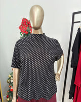 Blusa Exclusiva – Feminina em Malha Confort com Gola Redonda - Naguirre Shop