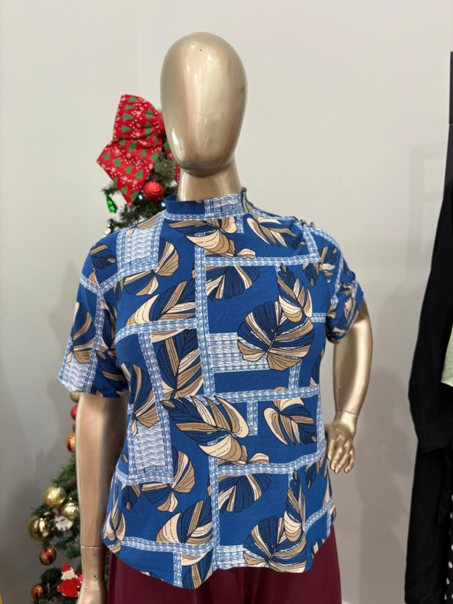 Blusa Exclusiva – Feminina em Malha Confort com Gola Redonda - Naguirre Shop