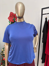Blusa Exclusiva – Feminina em Malha Confort com Gola Redonda - Naguirre Shop