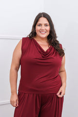 Blusa Fernanda – Decote Drapeado em Malha Confort - Naguirre Shop