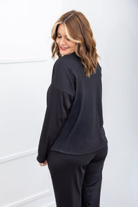 Blusa Flora – Wingsuit Manga Longa em Canelado Flex - Naguirre Shop