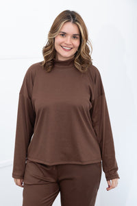 Blusa Flora – Wingsuit Manga Longa em Canelado Flex - Naguirre Shop