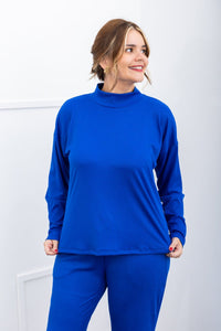 Blusa Flora – Wingsuit Manga Longa em Canelado Flex - Naguirre Shop