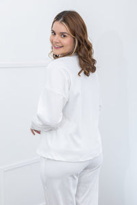 Blusa Flora – Wingsuit Manga Longa em Canelado Flex - Naguirre Shop