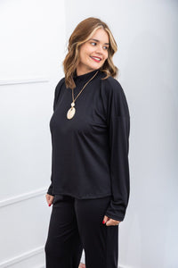 Blusa Flora – Wingsuit Manga Longa em Canelado Flex - Naguirre Shop