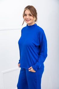 Blusa Flora – Wingsuit Manga Longa em Canelado Flex - Naguirre Shop