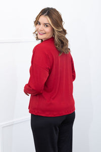 Blusa Flora – Wingsuit Manga Longa em Canelado Flex - Naguirre Shop