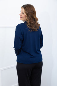 Blusa Flora – Wingsuit Manga Longa em Canelado Flex - Naguirre Shop