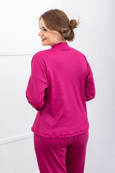 Blusa Flora – Wingsuit Manga Longa em Canelado Flex - Naguirre Shop