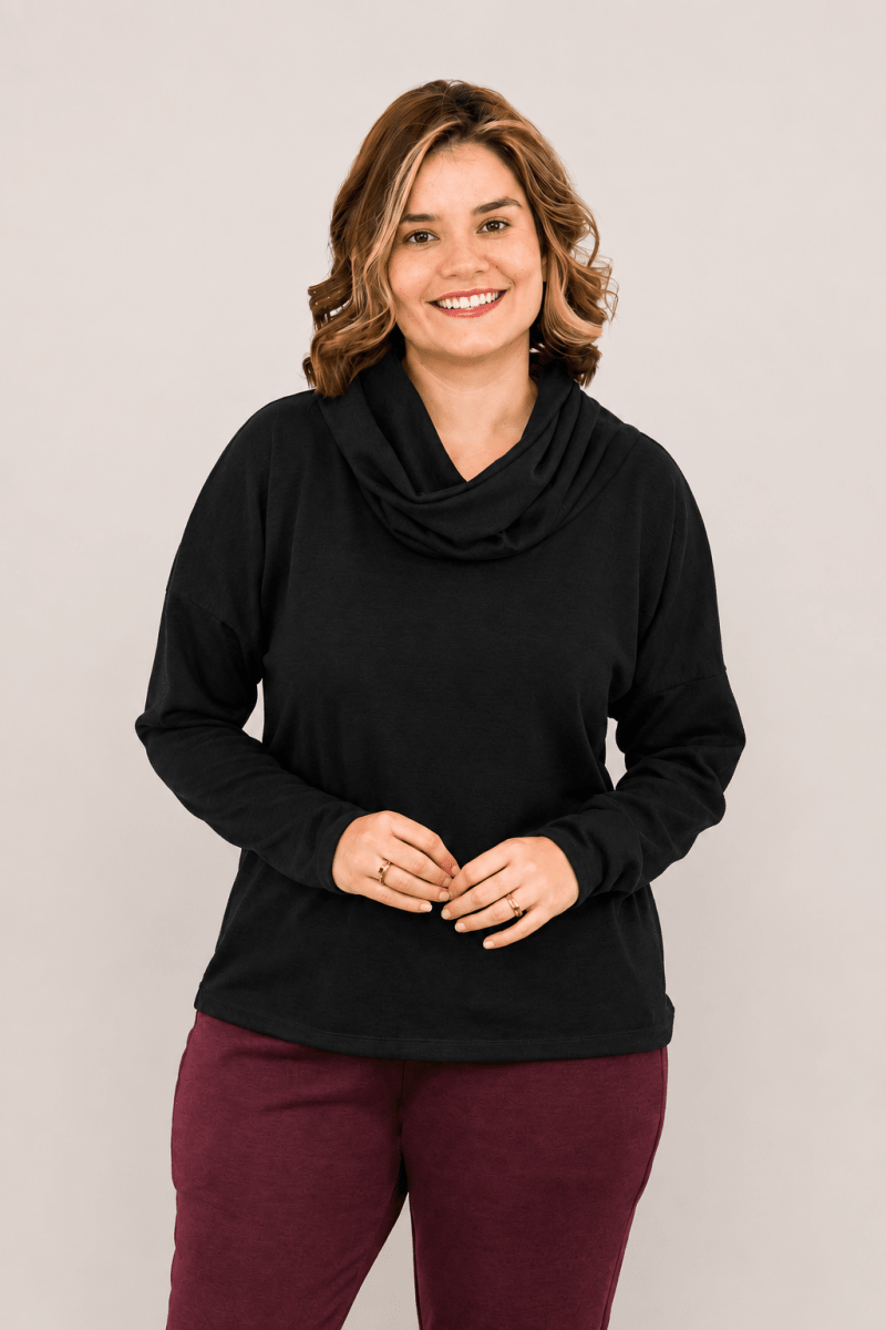 Blusa Jéssica - Gola Boba em Lãzinha - Naguirre Shop