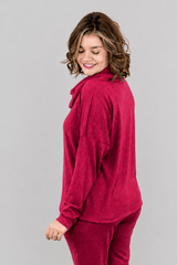 Blusa Jéssica - Gola Boba em Lãzinha - Naguirre Shop