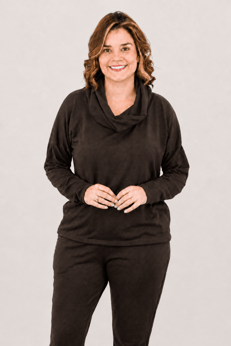 Blusa Jéssica - Gola Boba em Lãzinha - Naguirre Shop