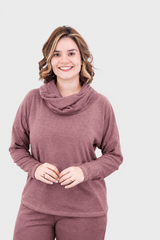 Blusa Jéssica - Gola Boba em Lãzinha - Naguirre Shop