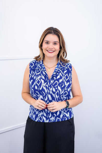 Blusa Júlia – Em Crepe com Detalhes Laterais - Naguirre Shop