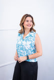 Blusa Júlia – Em Crepe com Detalhes Laterais - Naguirre Shop
