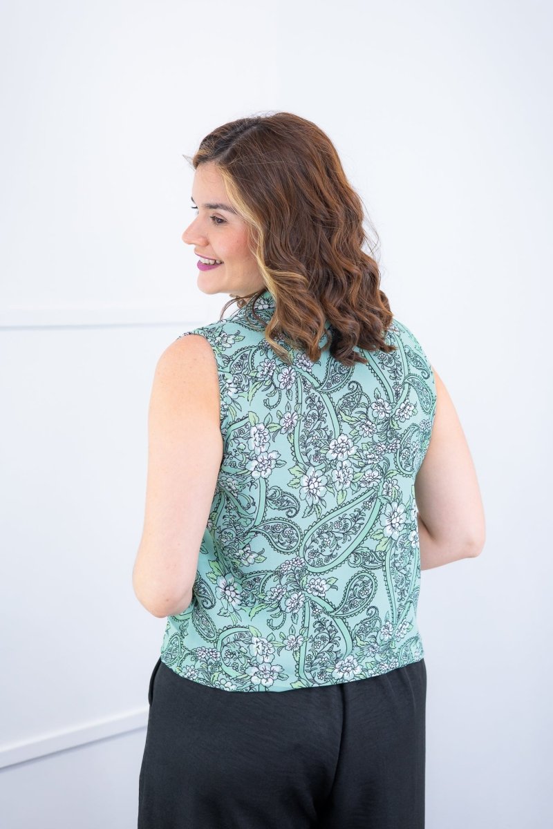 Blusa Júlia – Em Crepe com Detalhes Laterais - Naguirre Shop