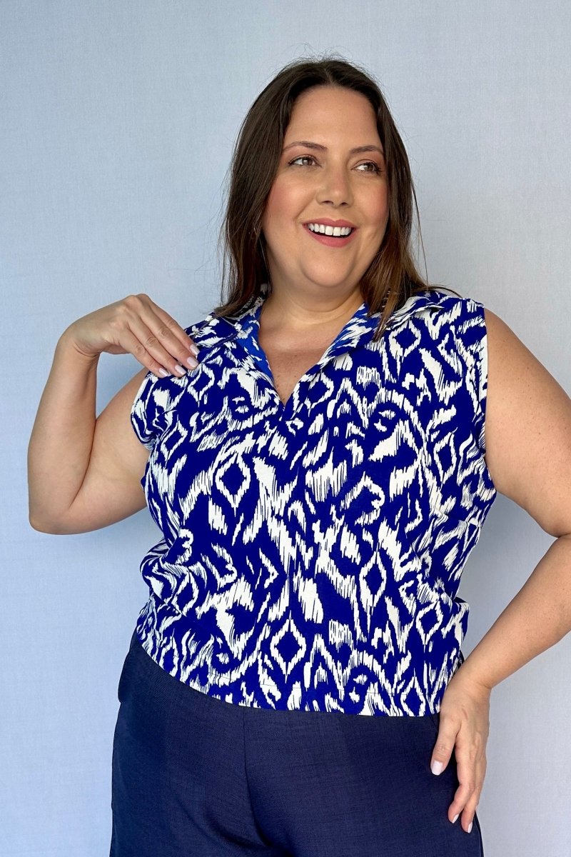 Blusa Júlia – Em Crepe com Detalhes Laterais - Naguirre Shop